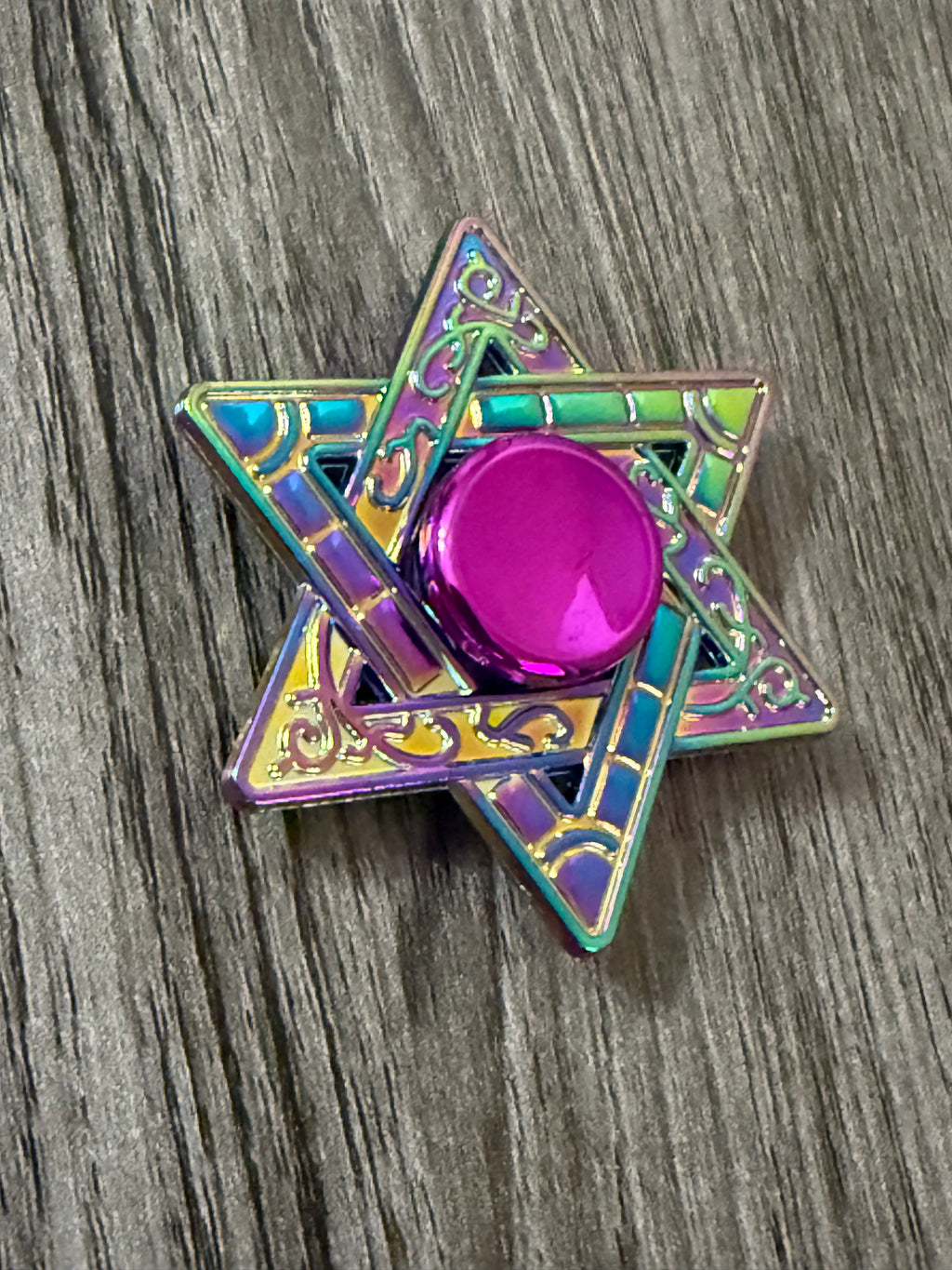 Star of David Fade Fidget Spinner | Sensory Fidget Toy