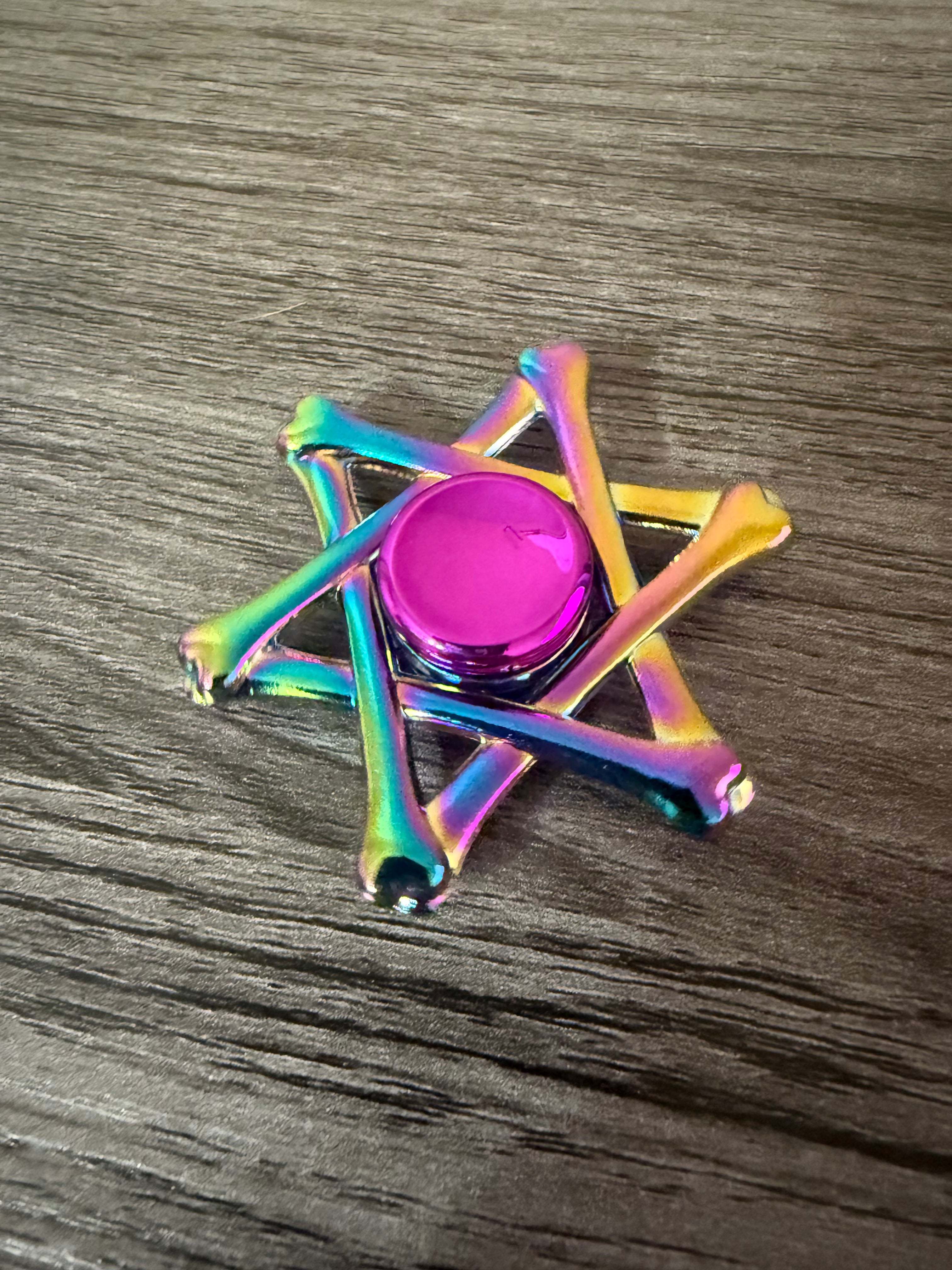 Star of David Bones Fidget Spinner | Sensory Fidget Toy