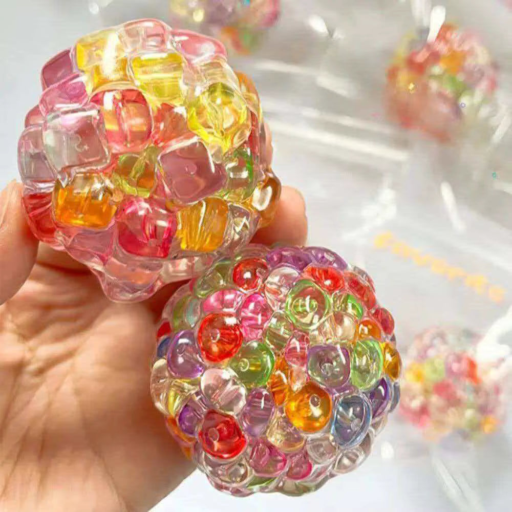 Beads Filled Cube Squishy