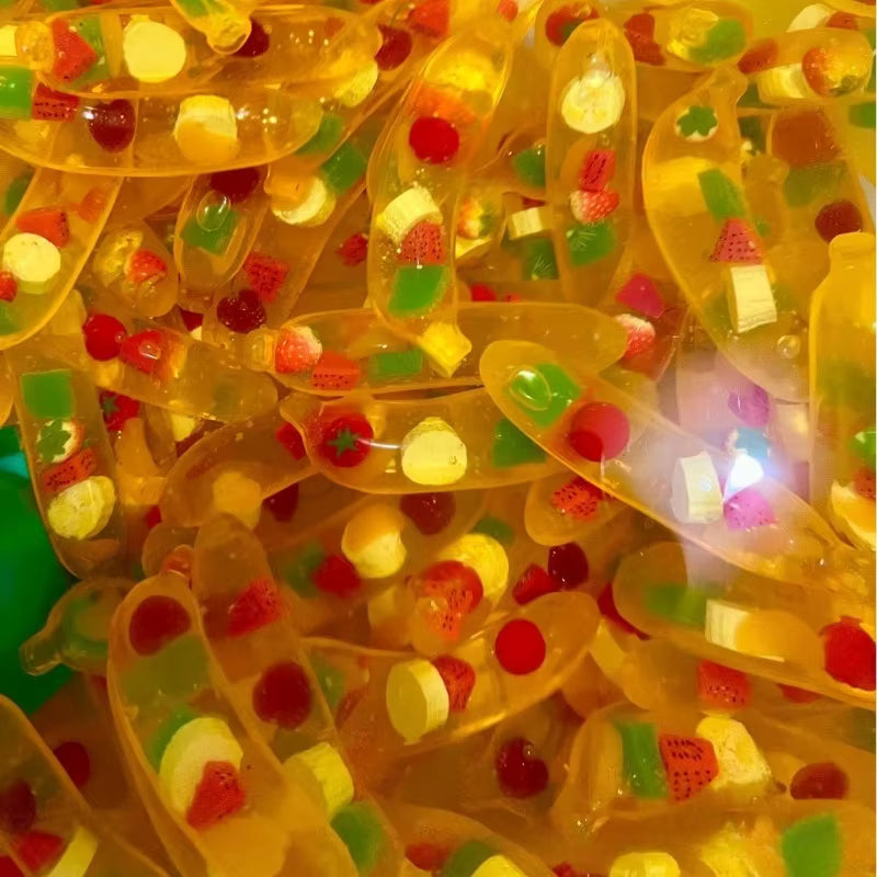 Fruit Banana Jelly Squishy Toy – Slow Rise Sensory Fidget