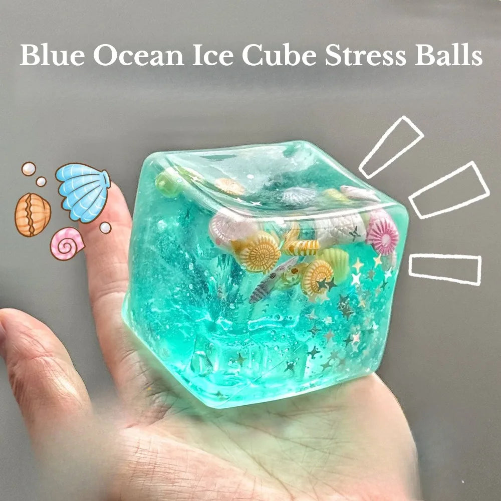Ocean Cube Squishy Toy