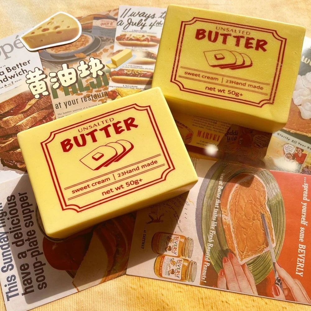 Butter Block Plush Squishy Toy