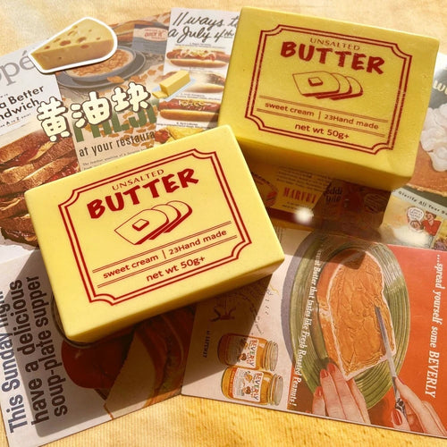 Butter Block Plush Squishy Toy