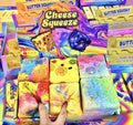Colorful Cheese Cube Slow Rising Squishy — 12 Pc Bulk Pack