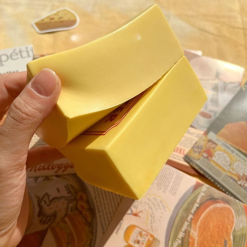Butter Block Plush Squishy Toy