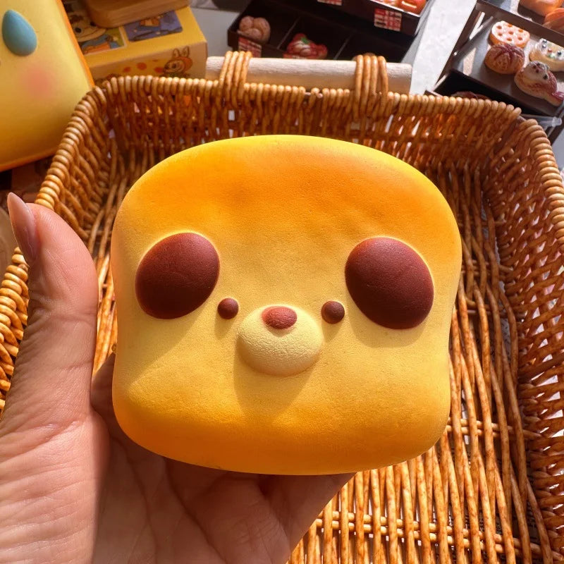Cartoon Bread Squishy Toy