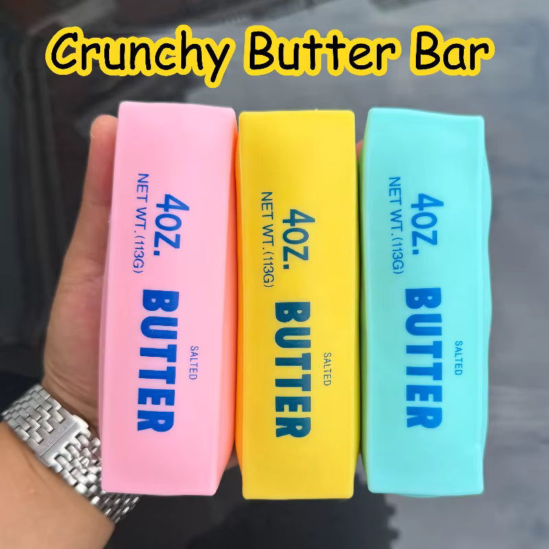 Crunchy Butter Squishy – Slow Rebound Sensory Toy