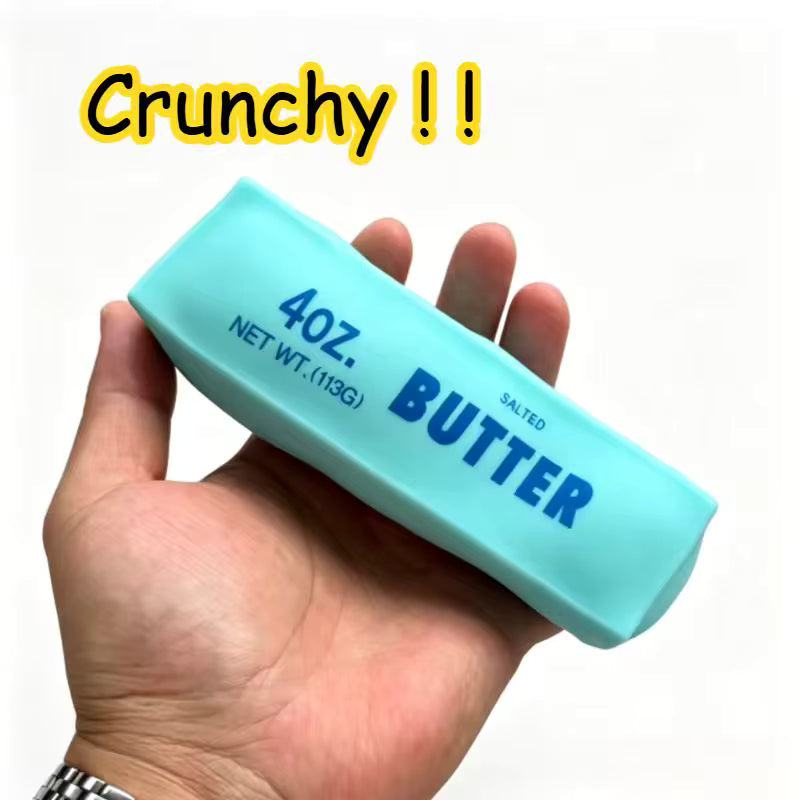 Crunchy Butter Squishy – Slow Rebound Sensory Toy