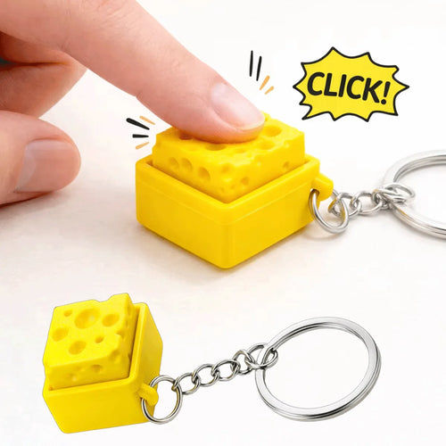 Cheese Clicker Keychain