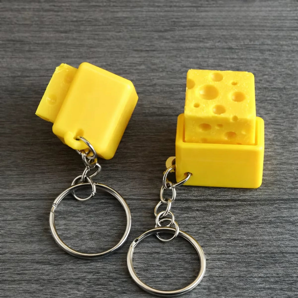 Cheese Clicker Keychain