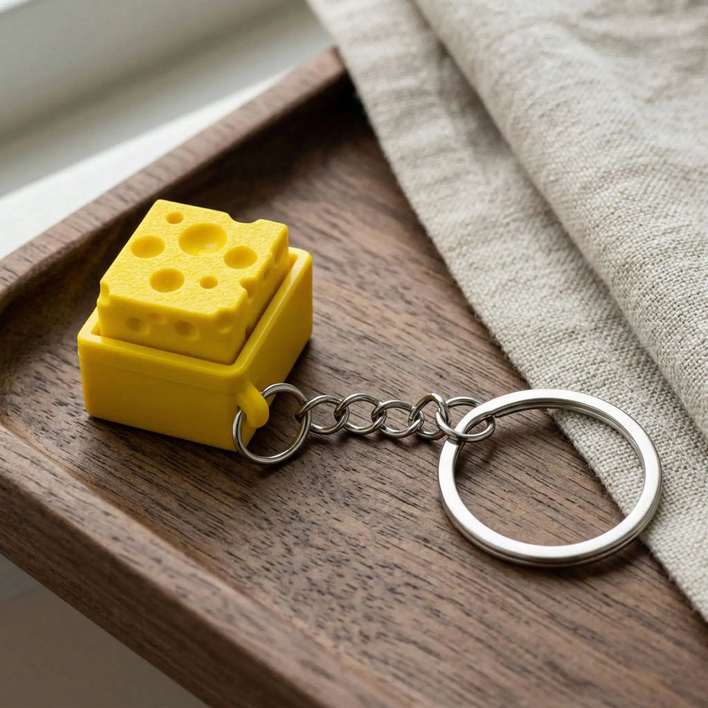 Cheese Clicker Keychain