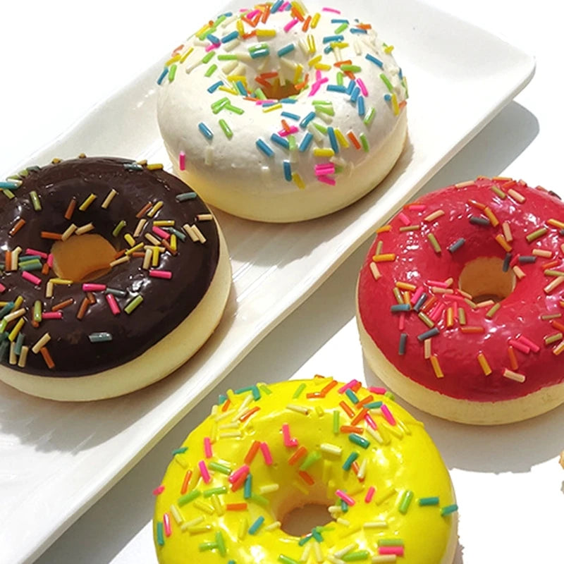 Sprinkly Donut Squishy Toy