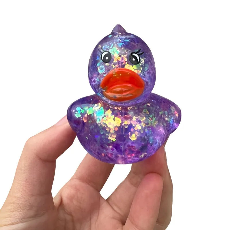 Glitter Duck Squishy Toy