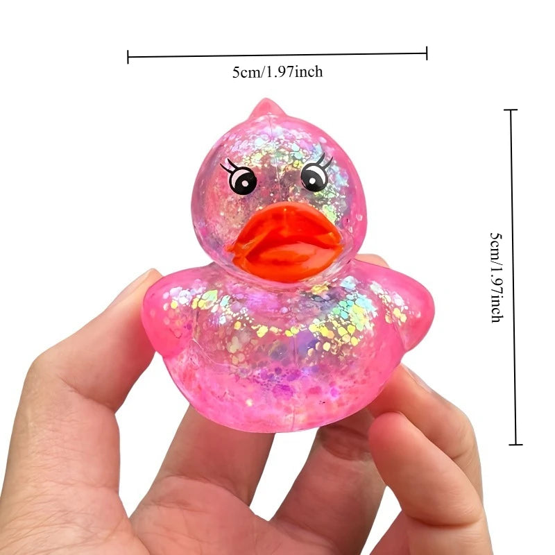 Glitter Duck Squishy Toy