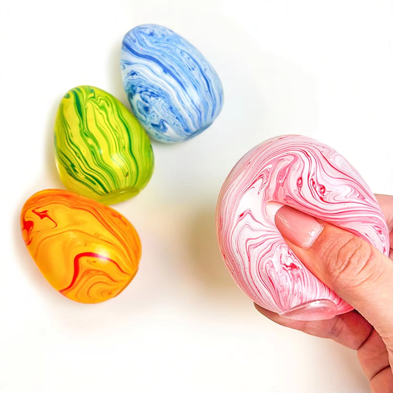 Marble Pattern Egg Squishy