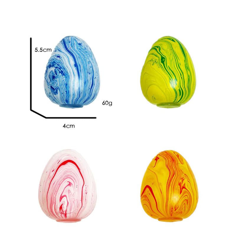 Marble Pattern Egg Squishy