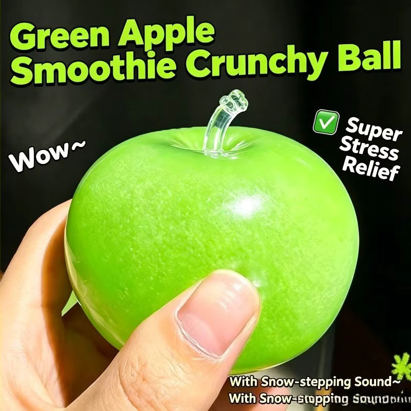 Slushy Filled Green Apple Squishy