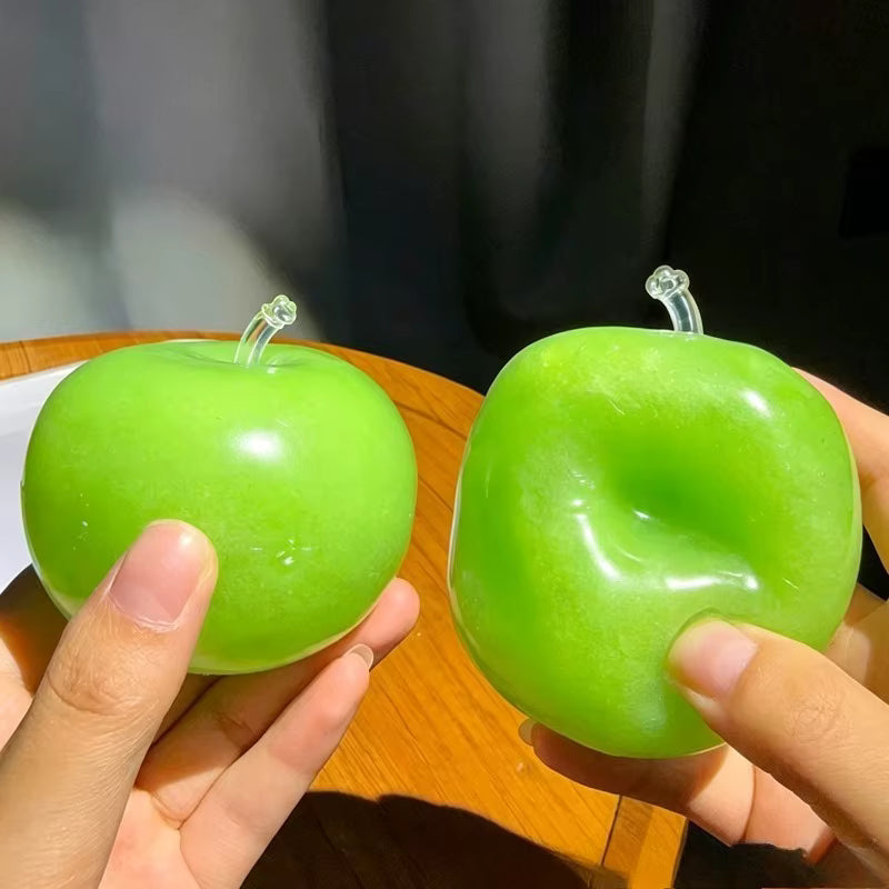 Slushy Filled Green Apple Squishy