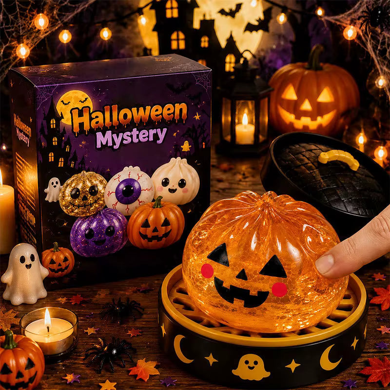 Halloween Mystery Squishy  – Slow Rise Stress Toy | Eye, Skeleton, Pumpkin, Ghost & Vampire