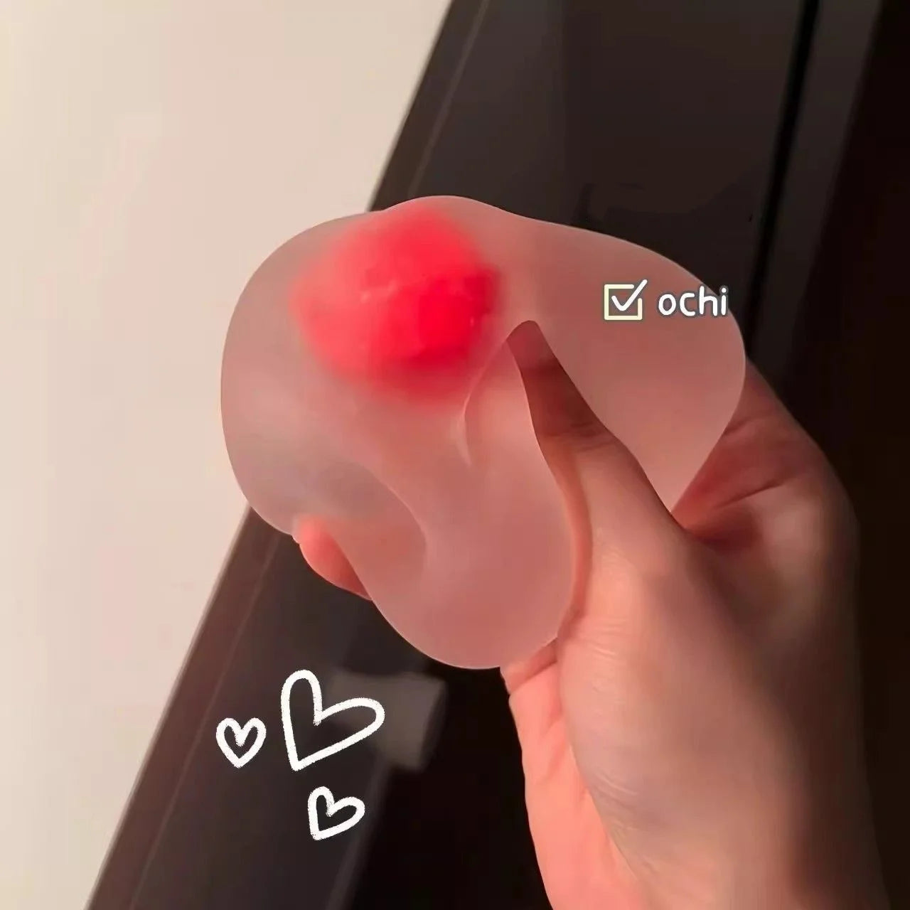 Strawberry Mochi Squishy Toy