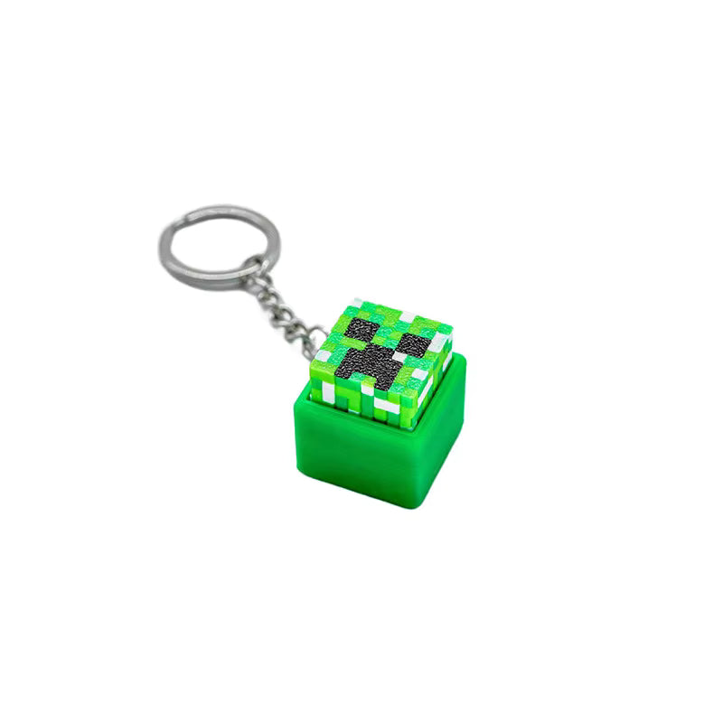 3D Printed Minecraft Keychain Clicker