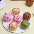 4 Pc Muffin Squishy Toys