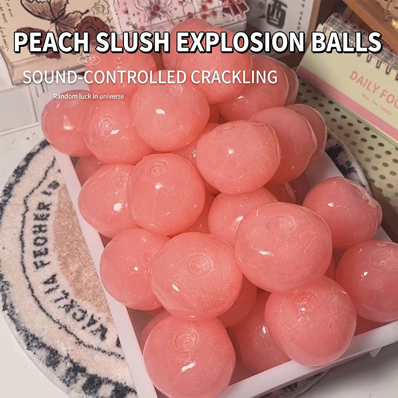 Peach Slushy Squishy Ball