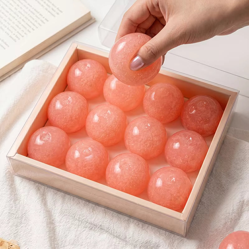 Peach Slushy Squishy Ball