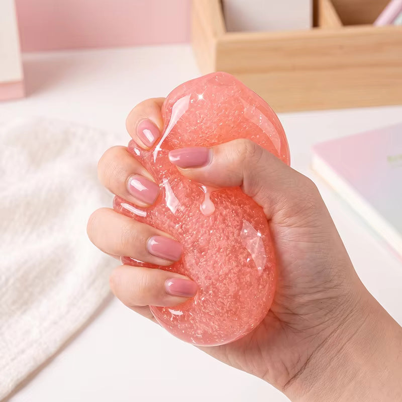 Peach Slushy Squishy Ball