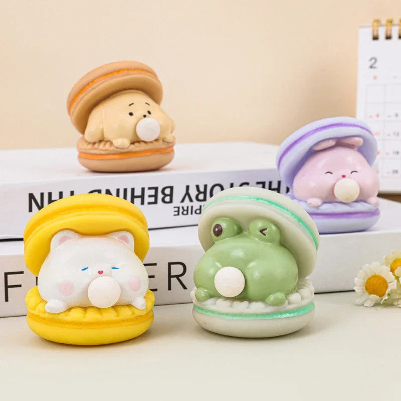 Macaron Animal Squishy Toy