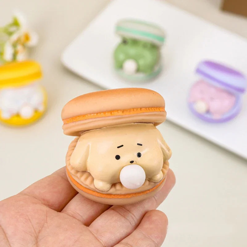 Macaron Animal Squishy Toy