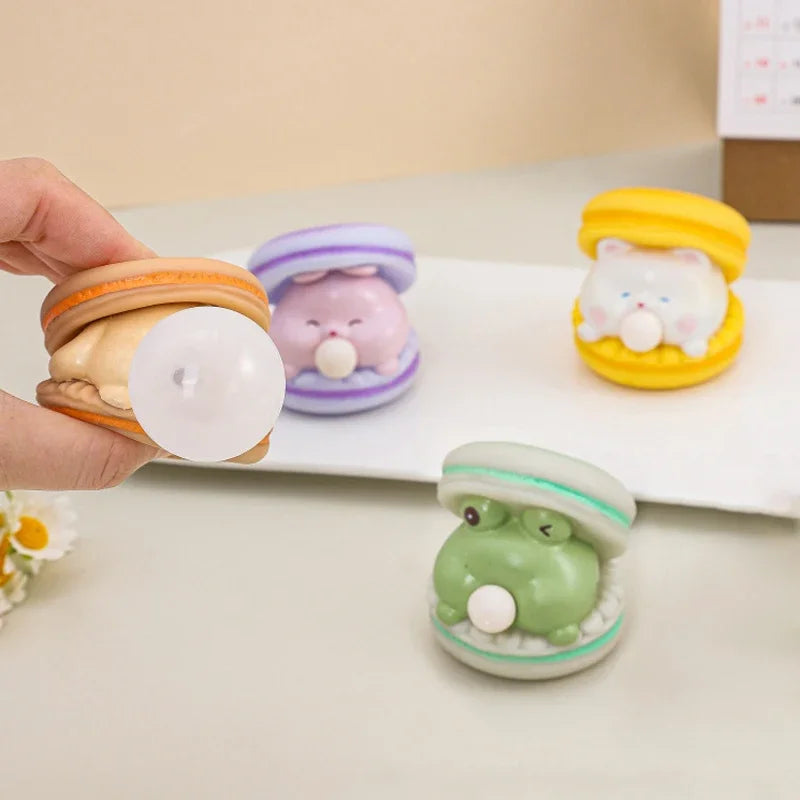 Macaron Animal Squishy Toy