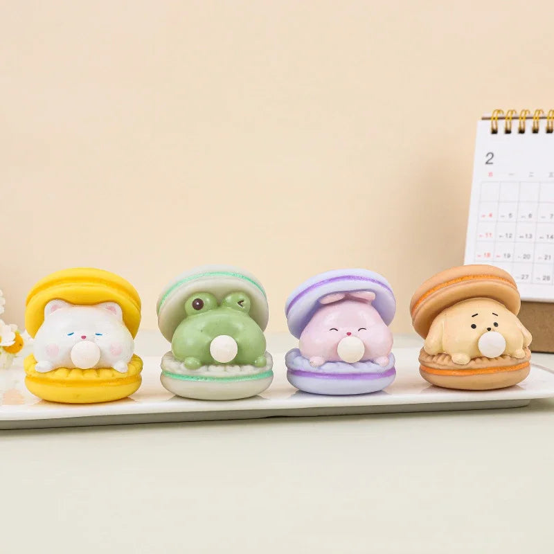 Macaron Animal Squishy Toy