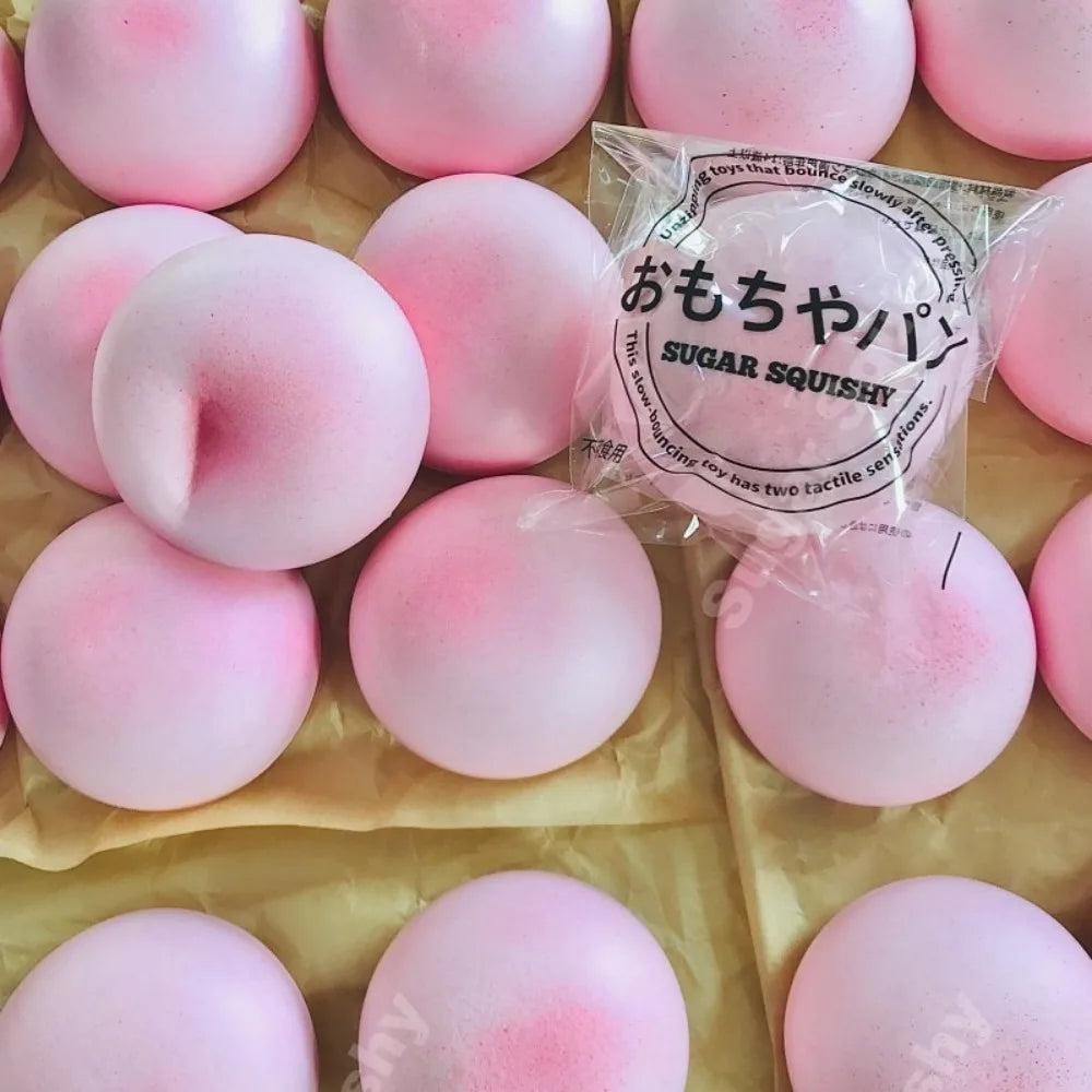 Pink Mochi Bun Squishy
