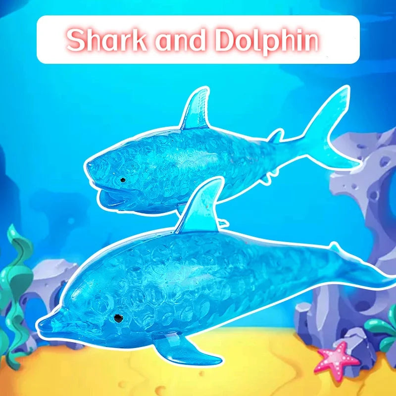 Shark & Dolphin Squishy Toy