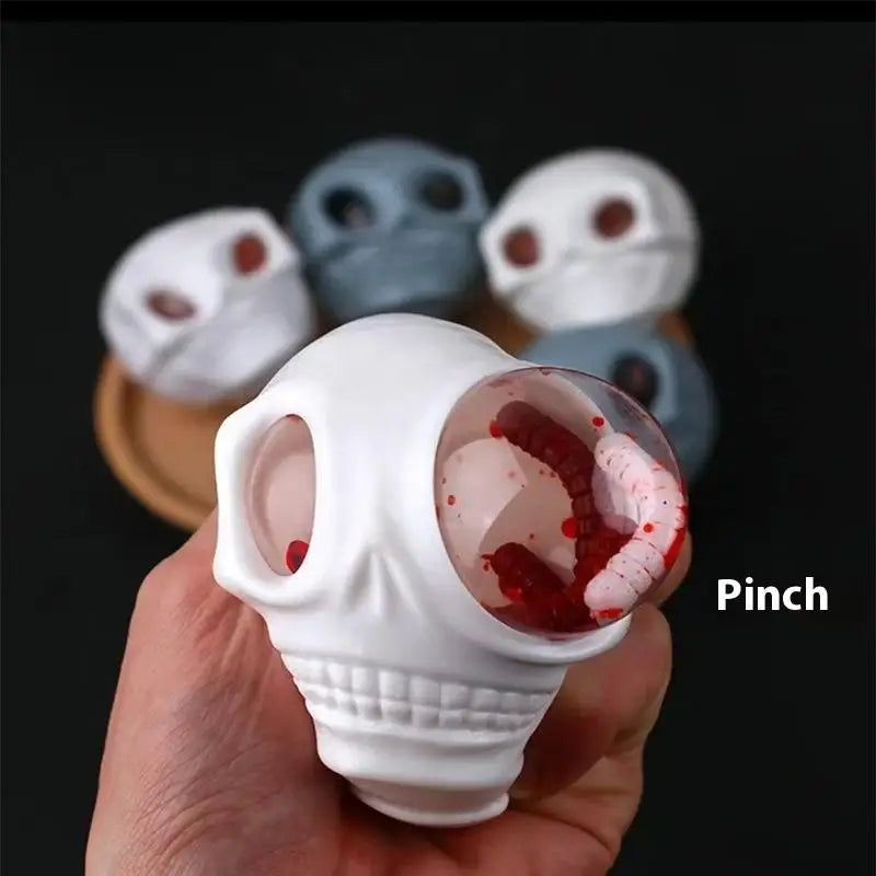 Bloody Skull Squishy Toy