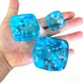 Squishy Snow Flakes Cube Toy