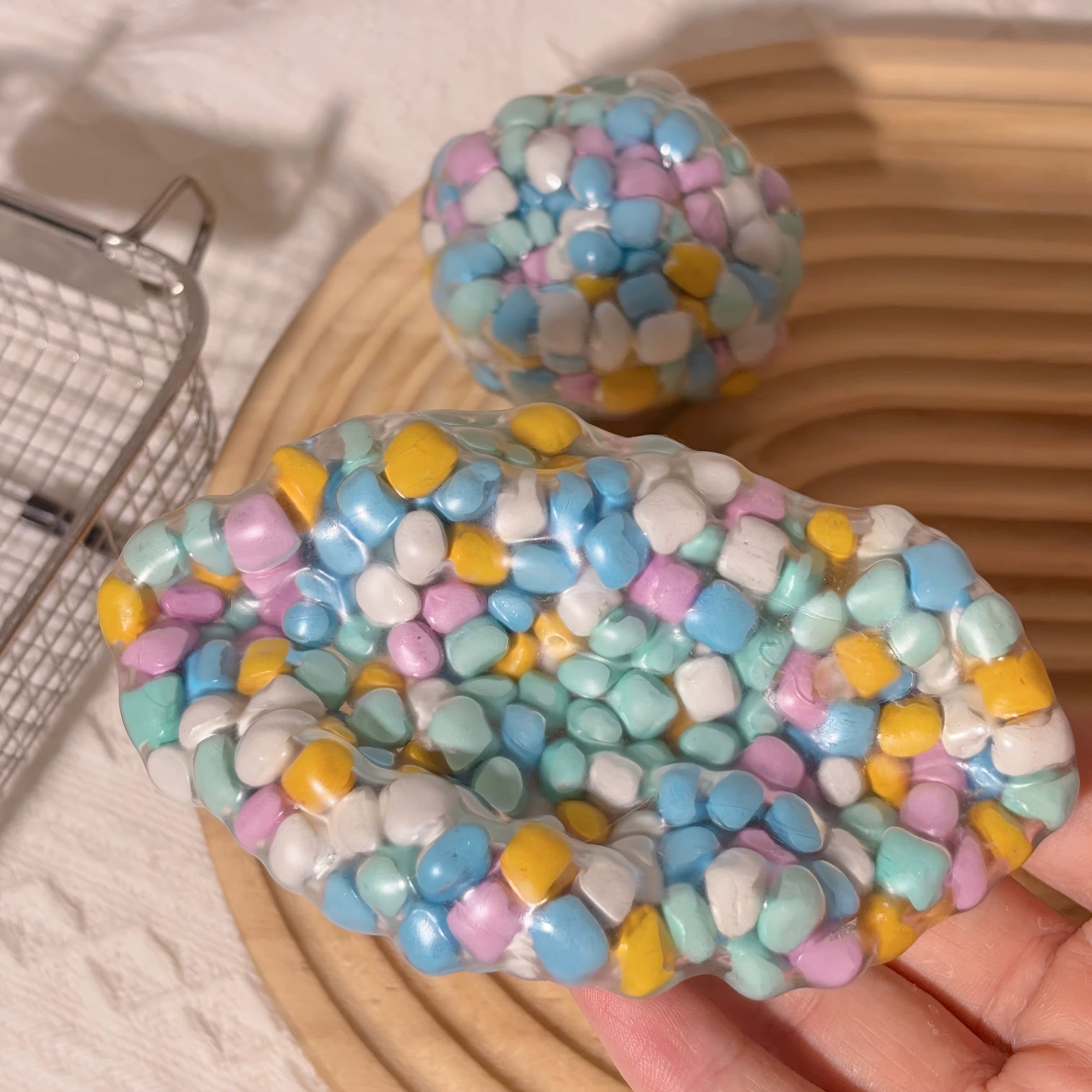 Pastel Pebble Squishy Stress Ball