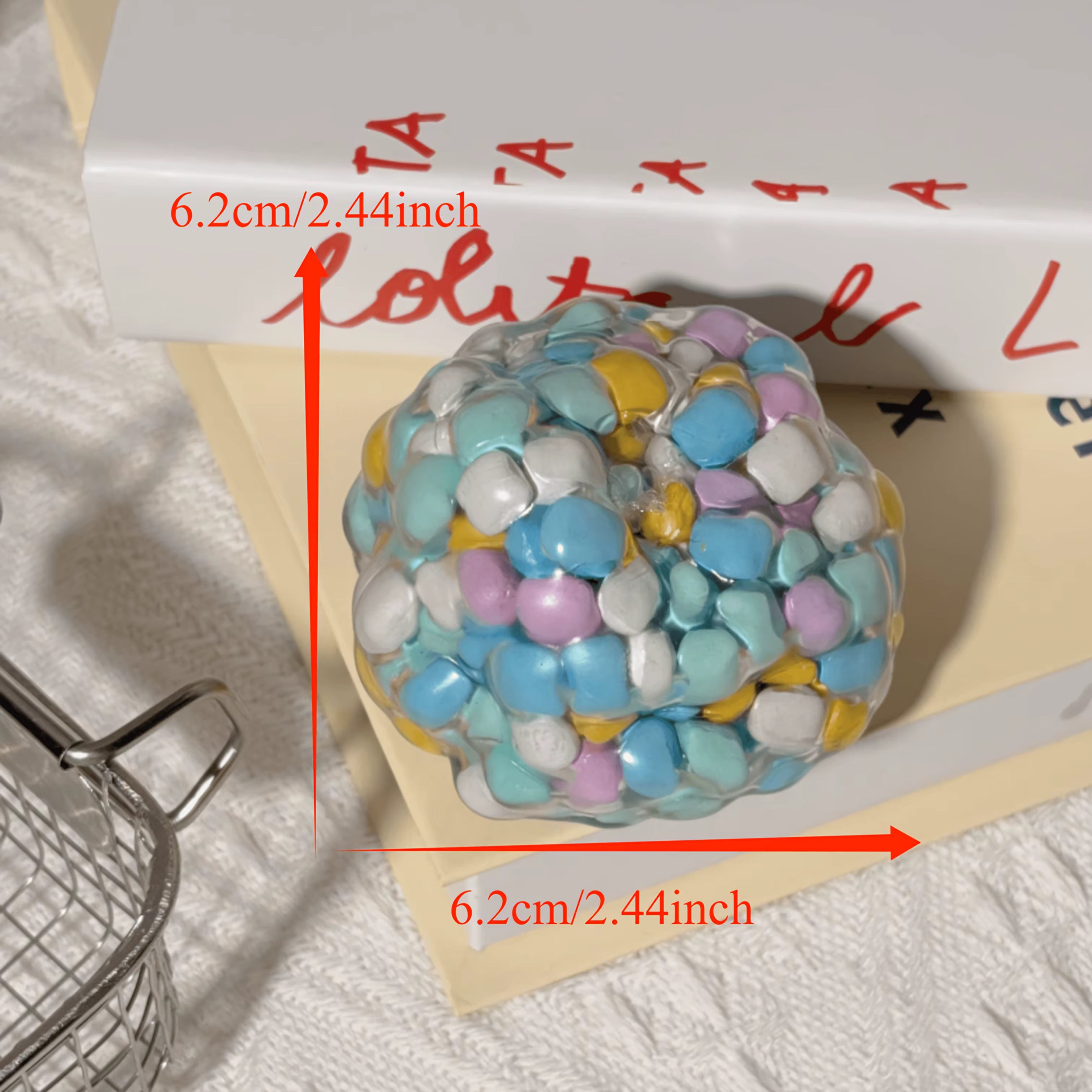 Pastel Pebble Squishy Stress Ball