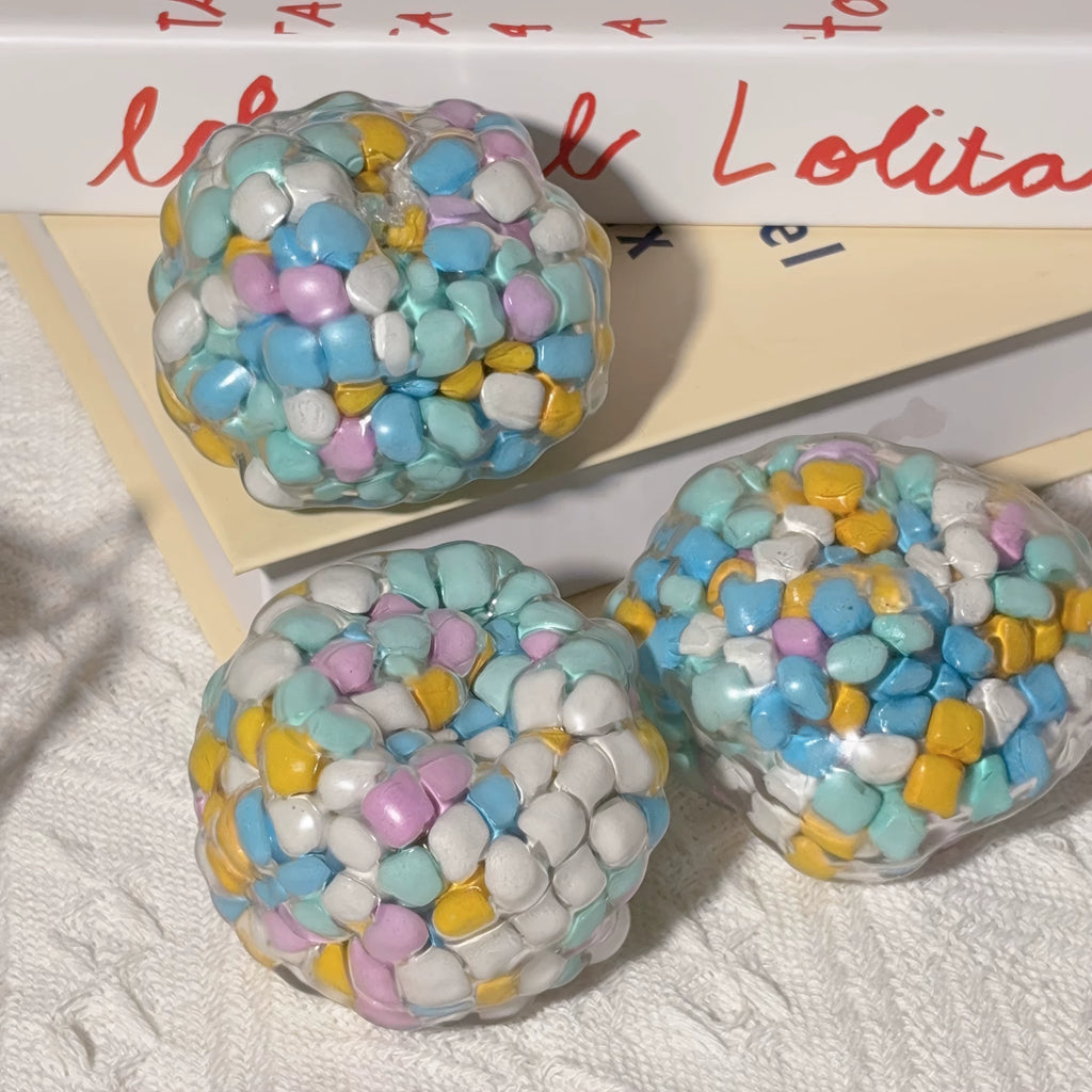 Pastel Pebble Squishy Stress Ball