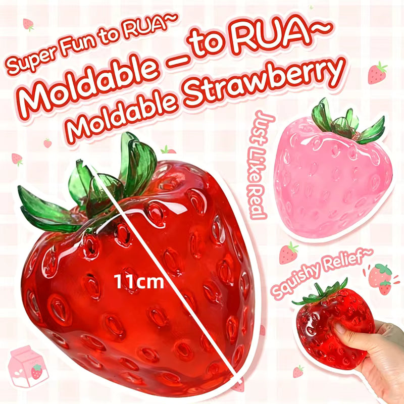 Strawberry Vaseline Squishy – Jelly Squeeze Toy