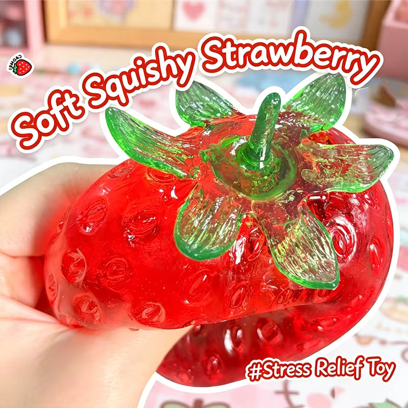 Strawberry Vaseline Squishy – Jelly Squeeze Toy
