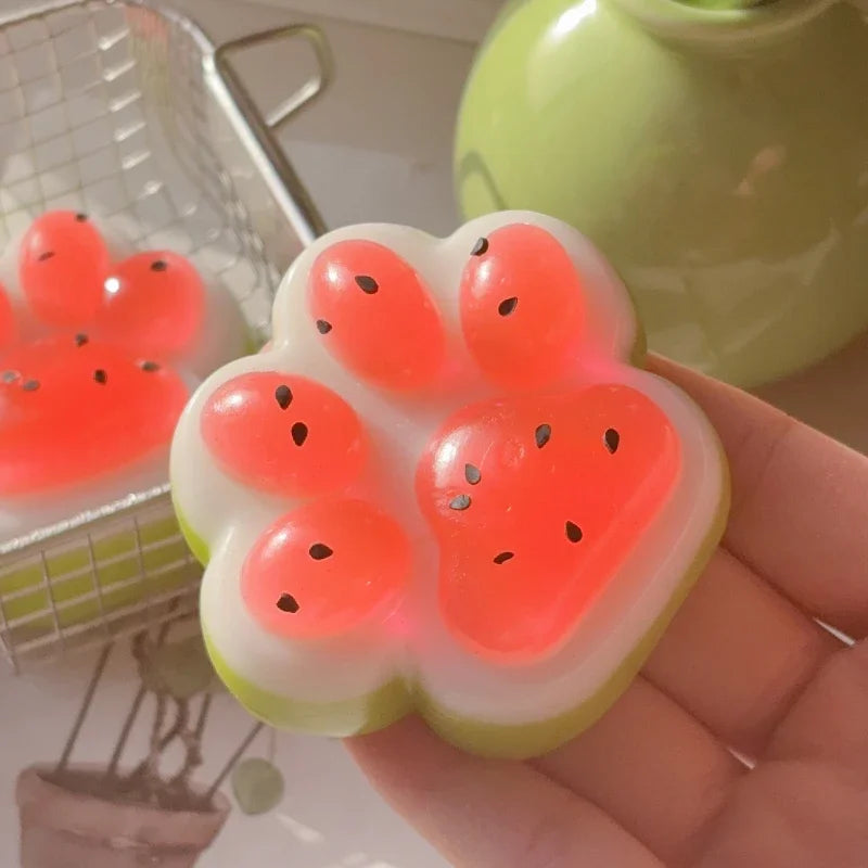 Watermelon Paw Squishy