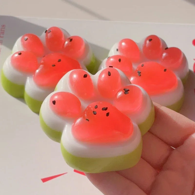 Watermelon Paw Squishy