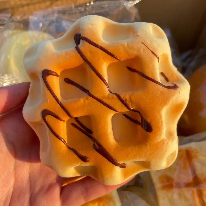 Soft Fluffy Waffle Squishy Toy