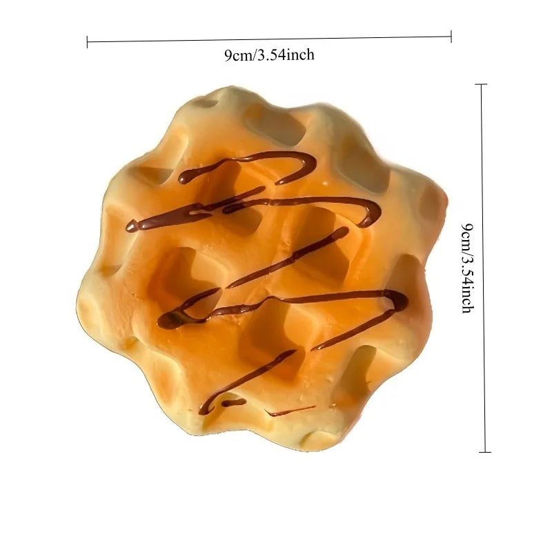 Soft Fluffy Waffle Squishy Toy